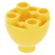 LEGO henger 2x2 kupola alj bütykökkel, sárga (24947)